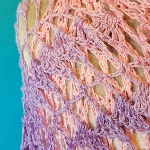 SOLD Purple Ombre Circle Festival Maxi Best Jacket - Picture 7 of 10